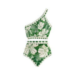 Ensemble bikini trois pièces rétro vintage français avec jupe en maille