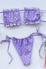 Bandgae-Ruffled-Hollow-Out-Bikini-Sets-Purple