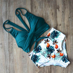 Blue-Sexy-High-Waisted-Bottoms-Bathing-Suits