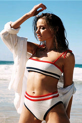 Cute-Bandeau-Shoulders-Tummy-Control-High-Waisted-Bottoms-Bikini-Set