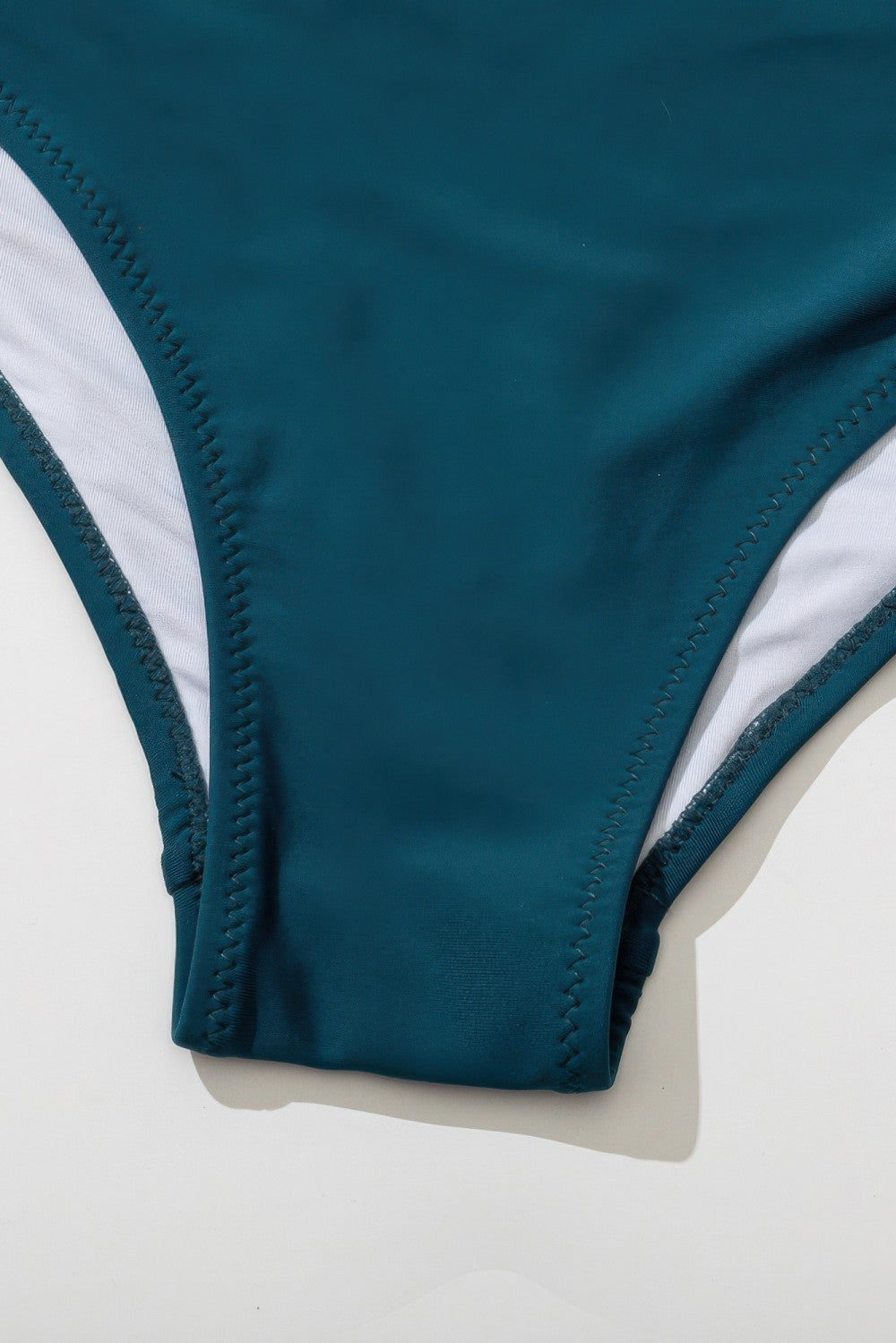 Conjunto de bikini de dos piezas elegante negro de cintura alta