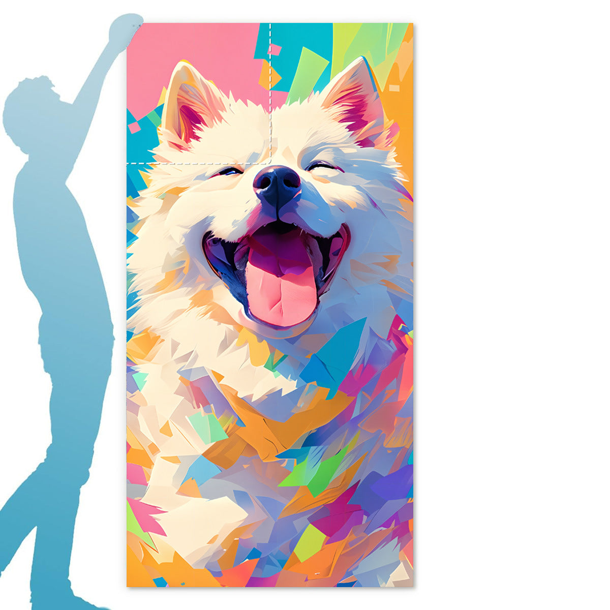 Foldable 2-in-1 Beach Towel With Storage Bag