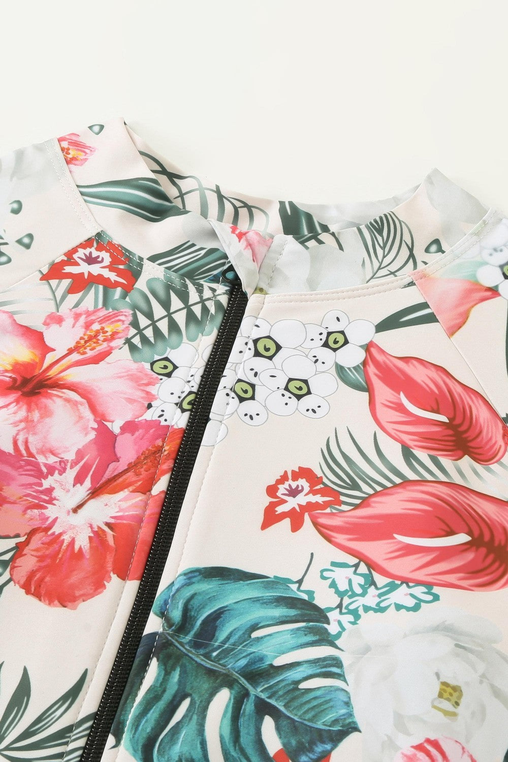 Traje de baño de una pieza con cremallera frontal y mangas largas para surf