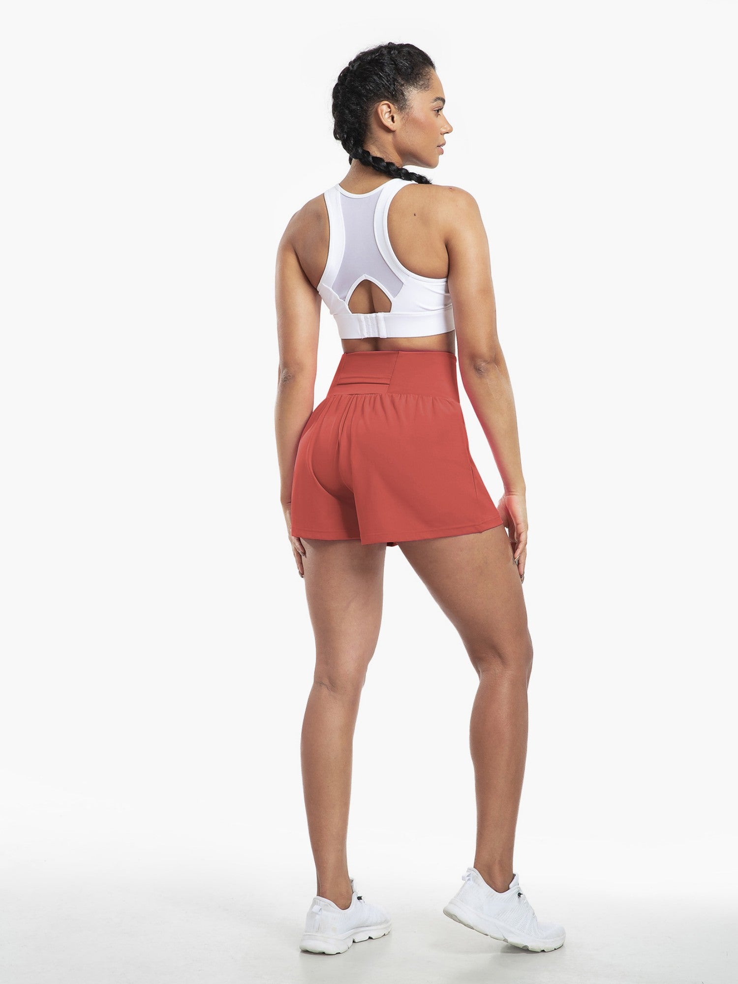 High-Waist Quick-Dry Invisible Pocket Yoga Beach Shorts