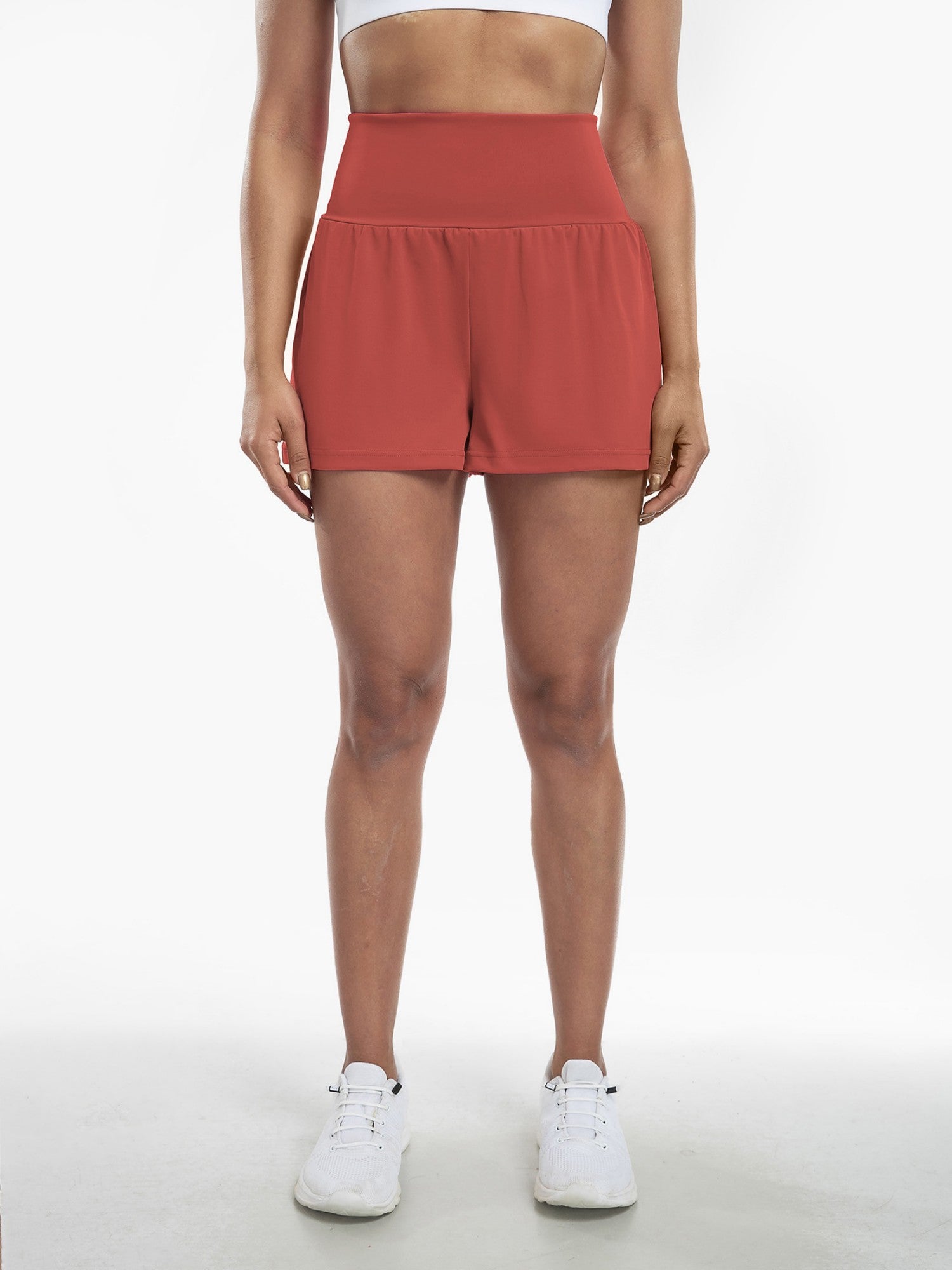 High-Waist Quick-Dry Invisible Pocket Yoga Beach Shorts