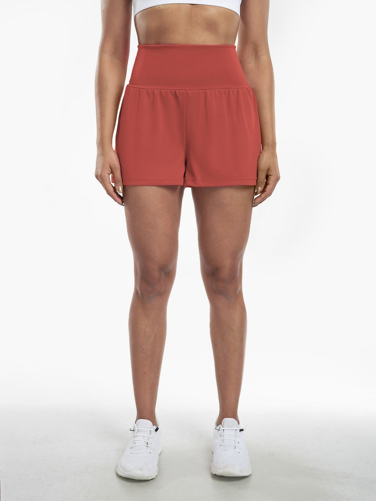 High-Waist Quick-Dry Invisible Pocket Yoga Beach Shorts