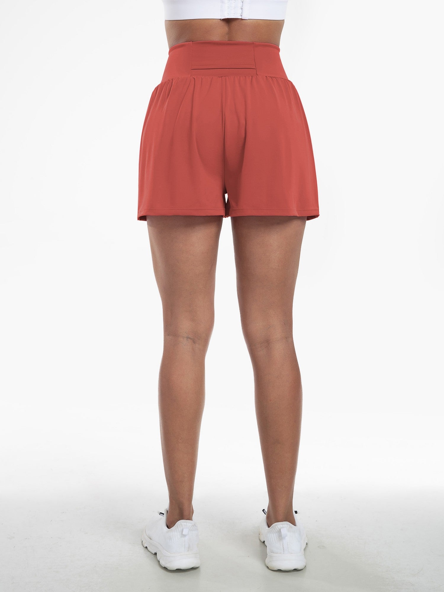 High-Waist Quick-Dry Invisible Pocket Yoga Beach Shorts