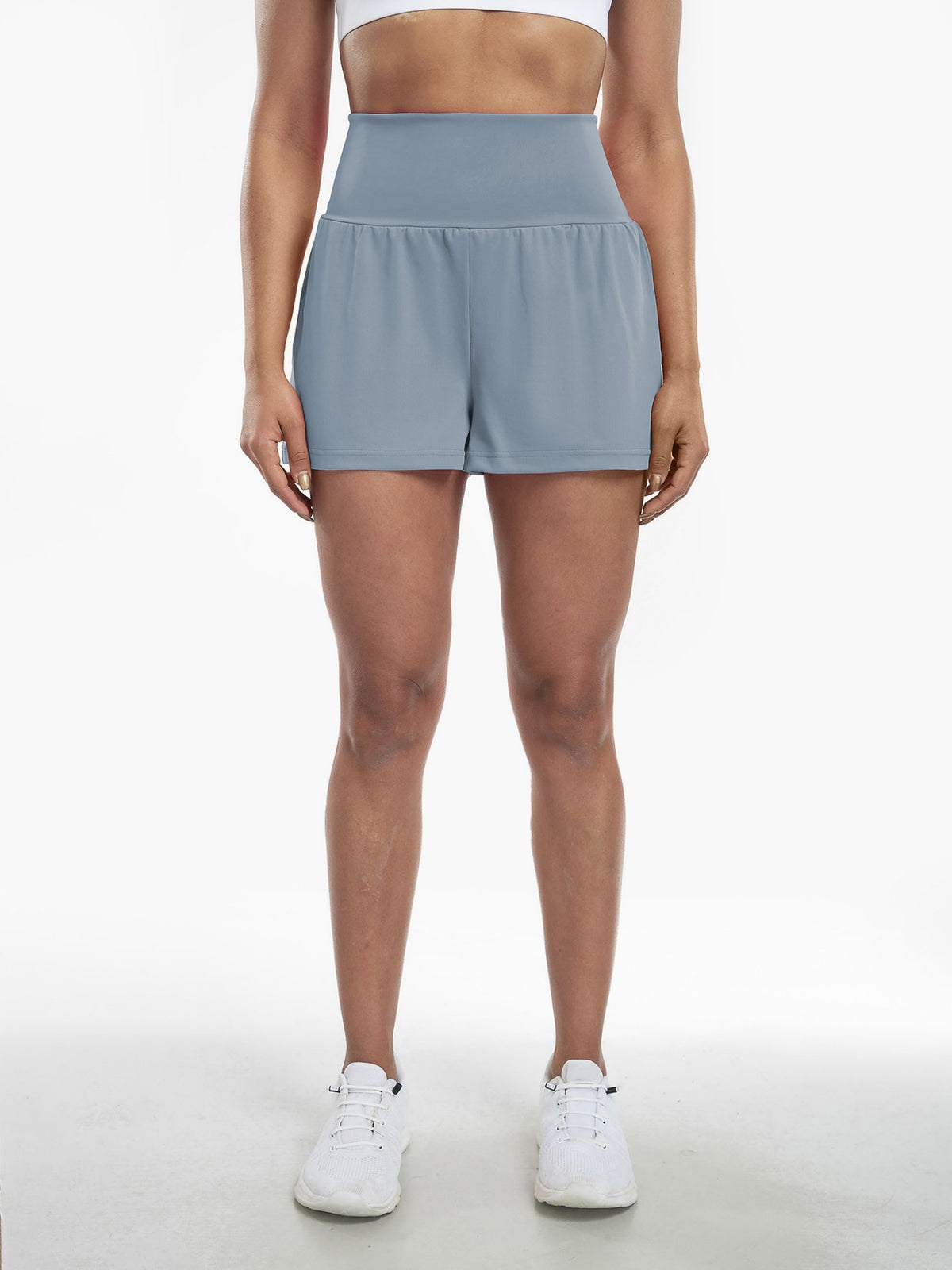 High-Waist Quick-Dry Invisible Pocket Yoga Beach Shorts