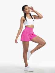 High-Waist Quick-Dry Invisible Pocket Yoga Beach Shorts
