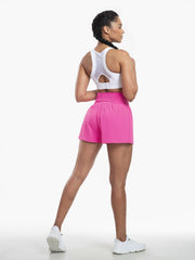 High-Waist Quick-Dry Invisible Pocket Yoga Beach Shorts
