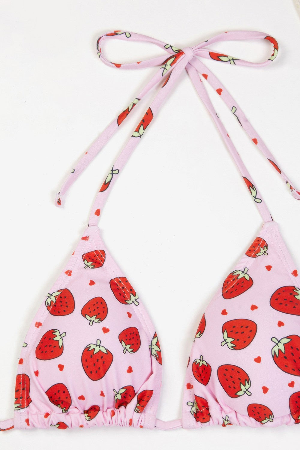 Conjunto de bikini de tres piezas con pañuelo para atar