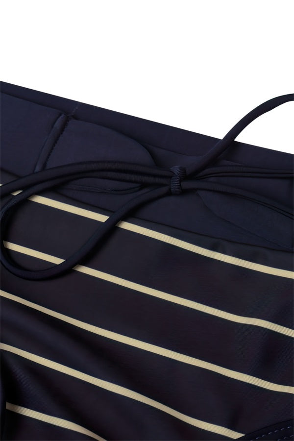 Black-Stripe-High-Neck-Sport-Bathing-Suit