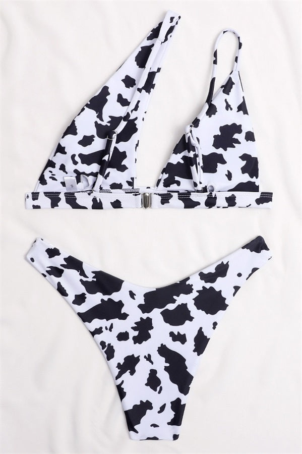 Cow-Print-Bikini-Asymmetrical-Cut-Out-Swimsuit-Two-Piece-Set