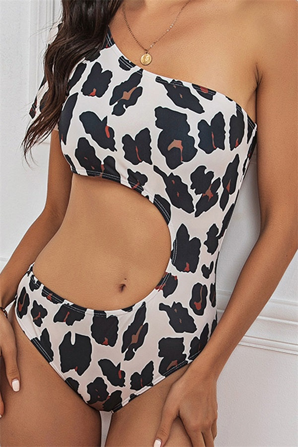 Cow-Print-One-Shoulder-One-Piece-Cut-Out-Swimsuit