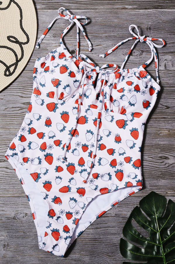 Cute-Fruit-Print-One-Piece-Swimsuits