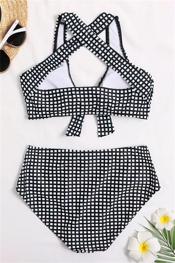 Cute-Lattice-Teenage-Bikini-Two-Pieces-Bathing-Suits-Black