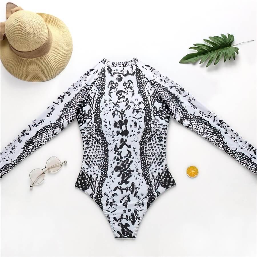 Sexy-Hollow-Out-Long-Sleeves-Zipper-Surfing-Monokini-snakeskin